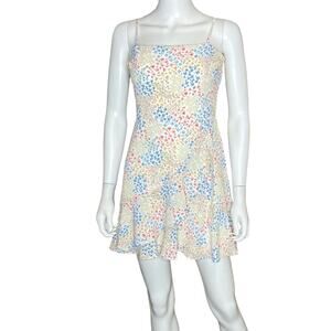 City Studios Womens Juniors Floral Sundress Tank Mini Sz 7